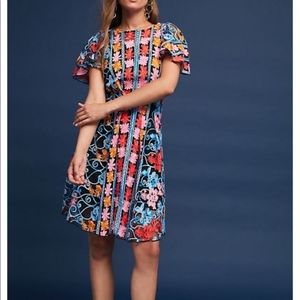 Eva Franco Farrah Embroidered Dress